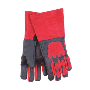 ถุงมือเชื่อมหนังปลอดภัยถุงมือเชื่อมแบบทนความร้อนดีไซน์พรีเมี่ยม - Product Image 4