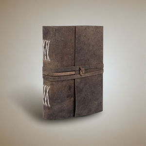 Diario de cuero Vintage bohemio para escritura artística y dibujo cuaderno de bocetos hecho a mano con borde de cubierta diario personal regalo - Product Image 1