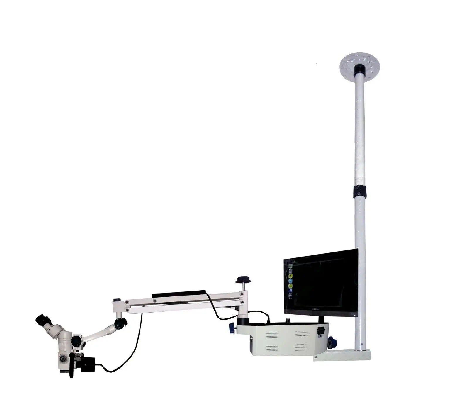 SCIENCE & SURGICAL Manufacture Ceiling Mount Factory price Dental Microscope with LED Light Source for Coaxial Illumination.....