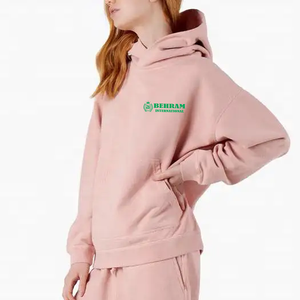 Sudadera con Capucha Oversize de Invierno Behram International, Tejida, de Primera Calidad, con Hombros Caídos, Color Camel, Cómoda, Suave, de Manga Larga - Product Image 6