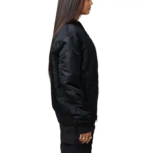 Chaqueta Deportiva Corta Personalizada de Diseño Superior para Mujer, Talla XL, Cortavientos, Estilo Bomber, para Correr, Tejido de Punto Teñido, Algodón Estampado - Product Image 3