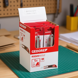 Gedore 18mm Display Cutter Blades Pack of 12 Essential <b>Cutting</b> & Forming <b>Tools</b> - Product Image 3