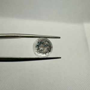 Cuentas de piedras preciosas de cuarzo blanco Natural completamente transparentes de alta calidad Forma redonda elegante - Product Image 6