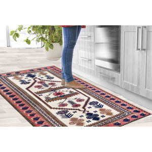 Tapis imprimé bohème marron, design turc, petit, fin, imprimé en 3D, salon, cadeau, tapis fin non tissé - Product Image 5