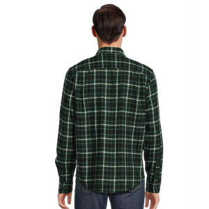 Nouvelle chemise en flanelle de coton surdimensionnée pour hommes robe décontractée à manches longues et courtes en plusieurs couleurs style formel et décontracté - Product Image 4