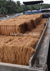 Contenants en fibre de coco à bon prix et matière première en gros/Prix de la fibre de coco en fibre de coco Vietnam - Product Image 2