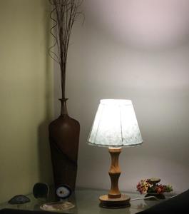 Wholesales Modern Style Wooden Lamp 100 % Banana Fiber Organic Paper Purely Recycled & Handmade <b>Bed</b> <b>Room</b> Beautiful Lamp - Product Image 4