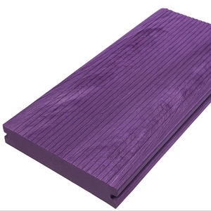 Planche de terrasse antidérapante contemporaine violette Anywood certifiée CE pour les allées urbaines/de banlieue avec plancher en noyer et chêne séquoia - Product Image 1