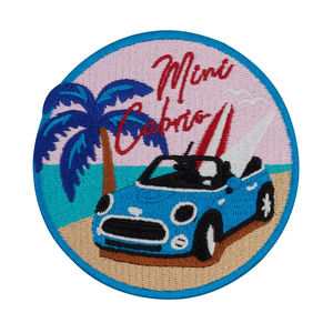 Parches bordados con logotipo personalizado 2024, diseño de animales y flores bonitos, cosidos con plancha para sombreros y pantalones vaqueros para niños, principalmente tela - Product Image 6