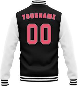 Veste d'université entièrement personnalisable avec nom, numéro et logo d'équipe brodé, design sublimé pour plus de confort - Product Image 4