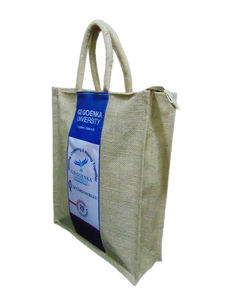 Sacs fourre-tout en jute écologiques directs de l'usine imprimés sur mesure sacs à provisions réutilisables en tissu durable sacs promotionnels en gros - Product Image 3