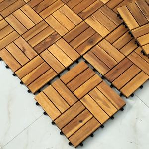 Acacia Interlocking Modern Outdoor <b>Floor</b> Tiles 300x300mm Waterproof Anti-Slip Decor for Garden Pavement/<b>Patio</b> - Product Image 4