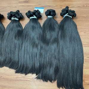 Mega Sale 2025 Produit chaud Cheveux vietnamiens crus Paquet naturel droit Trame de cheveux non traités en stock pleine longueur - Product Image 3