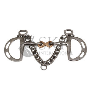 Bocado de Caballo Occidental de Una Sola Pieza con Logotipo Personalizado Kimberwick, Acero Inoxidable de Alta Calidad, 50x50x40cm, Equipo de Equitación, Embalaje - Product Image 4