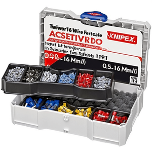 Twistor16 Wire End Ferrule Assortment 1191 Pieces 0.5-16 Mm in Systainer From KNIPEX for <b>Terminals</b> - Product Image 3