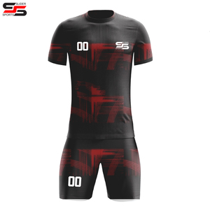 Maillot de football personnalisé pour homme, à séchage rapide, uniforme de football personnalisé avec ensemble de chemises assorties - Product Image 3