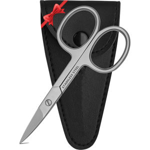 Ciseaux à cuticules Extra Fine droite qualité allemande ciseaux de manucure en acier inoxydable pour femmes beauté ciseaux à ongles pour cils - Product Image 1