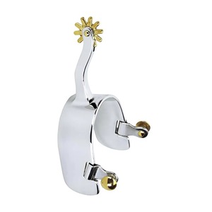 Nouveauté : éperons de cheval de style western vieilli avec articulation fine, accessoires équestres, équipement équestre, éperons équestres - Product Image 4