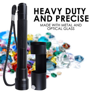 Polariscope de poche durable 80mm de longueur 28mm de diamètre avec lampe de poche bijoux pierres précieuses outils - Product Image 4