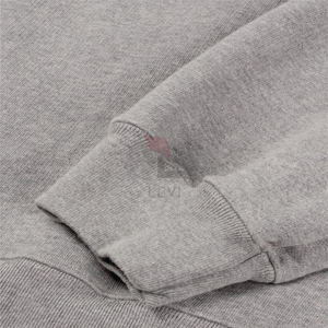 Sudadera de hombre de mezcla de algodón básico de gran tamaño a la moda, jersey de manga larga de Material polar suave para ropa informal de invierno - Product Image 4