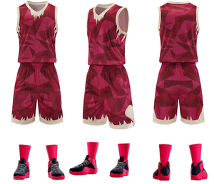 Conjunto de uniforme de baloncesto para hombre, camiseta y pantalones cortos transpirables de secado rápido, ropa deportiva ligera para entrenamiento en equipo y competición - Product Image 6