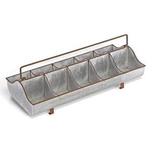 กระถางต้นไม้โลหะชุด3ชิ้น,ชุดชาวไร่โลหะพร้อมด้ามจับแหวนสำหรับตกแต่งในและนอกบ้าน - Product Image 5