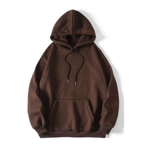 100% coton 320 grammes poids lourd Logo personnalisé épaule tombante sweat à capuche surdimensionné pour hommes motif solide tricoté du Bangladesh - Product Image 1