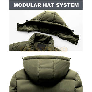 Manteau parka long à capuche imperméable de haute qualité à bas prix, taille plus, couleur personnalisée, homme, hiver, écologique, respirant - Product Image 6