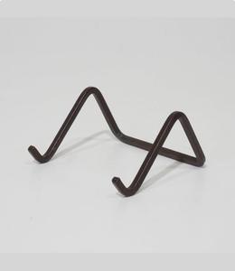 Support d'affichage en fer forgé fait à la main, couleur noire, chevalet, support d'affichage pour assiettes, support d'affichage pour photos, cadre photo, livres de cuisine - Product Image 3