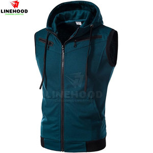 <b>Men's</b> <b>Sleeveless</b> <b>Hoodies</b> High Quality 100% Cotton Blended New Design for Winter - Product Image 1