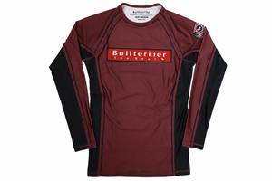 Rash Guard BJJ tela personalizada diseño libre manga larga poliéster liso al por mayor Unisex transferencia de calor personalizado OEM Anti-UV UPF50 - Product Image 4