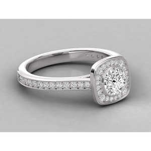 Anillo de Diamantes Solitario en Oro de 10K para Mujer, Accesorio de Joyería Elegante y Lujoso - Product Image 3