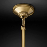 Élégant lustre et suspension en verre K9 avec cordon, design chic, lumière blanc chaud 2700K à intensité variable, construction en métal et calcite