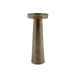 Portavelas de pilar de Metal de diseño único, recubierto de cobre para boda, fiesta, cena a la luz de las velas, pilar de vela de mesa personalizado - Product Image 4