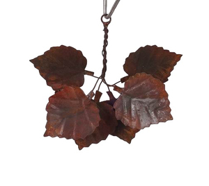 Ramo colgante decorativo de Navidad de Metal, ramo de flores galvanizado hecho a mano Vintage rústico para decoración colgante Interior del hogar - Product Image 3