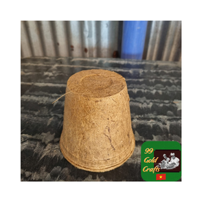 Récipient de pépinière biodégradable écologique en pot de fibre de coco brun naturel tailles disponibles pour herbes et fleurs - Product Image 5