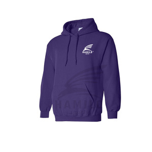 Sudadera con Capucha Morada para Hombre HAMILO, Corte Regular, Algodón French Terry, Diseño con Bolsillos, Ropa Casual de Otoño - Product Image 1