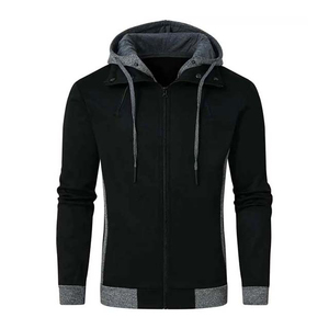 Top Selling Premium Quality Men's 450gsm Cotton Hoodie Breathable Stylish Zipper Hoodies <b>Beaded</b> Technique 100%Cotton Fashionable - Product Image 1
