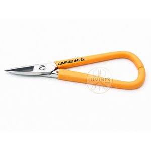 Metal Cutting Shears Spring Action Snips Stainless Steel Precision Cutter Customized Color Handle LUMINEX IMPEX - Product Image 5