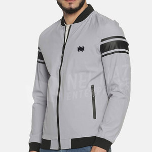 Best Quality Custom Made Men's Bomber <b>Jackets</b> Stand Collar <b>Canvas</b> <b>Jacket</b> From Pakistan Manufacturer Winter Season Perfect Choice - Product Image 2