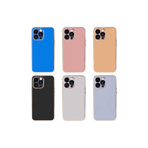 Coque de protection en silicone liquide SENK Vienna Luxury Gold 5G/4G/SE pour iPhone 13 Pro, style premium - Product Image 2