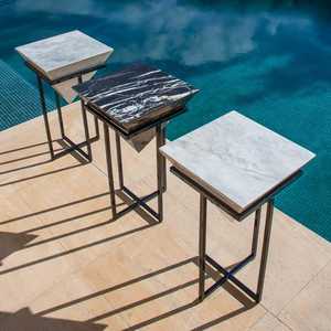 <b>Tall</b> marble <b>Table</b> Marble Bedside <b>Table</b> /Perfect For Restaurant ,Hotels And Home Decor - Product Image 3