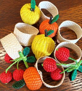 Cane Napkin <b>Holder</b> for Gift Purpose <b>Hand</b> Made Handicraft Newly Design Rattan Napkin <b>Rings</b> Customize Packing - Product Image 1