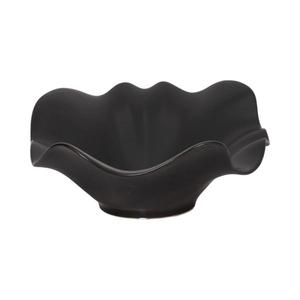 Bol noir de style floral pour la présentation de fruits, bols décoratifs, centre de table, objets de décoration moderne pour la maison - Product Image 1