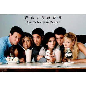Modern Style Friends <b>Poster</b> Made of Paper for Wall Decor - Product Image 1