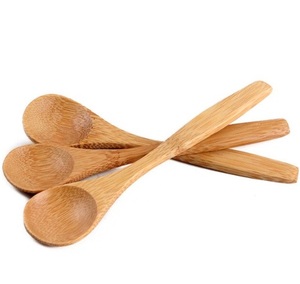 Juego de tenedor de cuchara de madera respetuoso con el medio ambiente Vajilla sostenible de 99 Gold Data - Product Image 1