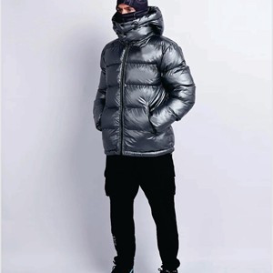 Chaqueta a prueba de viento de invierno para hombre, Abrigo acolchado de lona de algodón grueso con capucha repelente al agua, estilo informal de negocios, adecuado para exteriores - Product Image 3