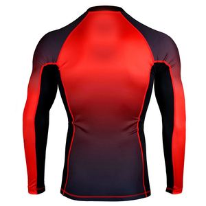 T-shirt de compression à manches longues personnalisé avec logo de surf, MMA, BJJ, sublimé, design de rashguard de Jiu-Jitsu, créez votre propre rashguard personnalisé pour homme - Product Image 2