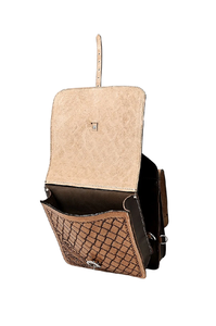 Sacs de selle de saut équestre en cuir véritable de haute qualité usinés à la main vêtements d'équitation occidentale pour chevaux - Product Image 6