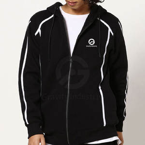 Sudaderas con Capucha y Cremallera de Invierno, con Logotipo Personalizado, Tejido de Felpa, Material de Poliéster/Algodón, Alta Calidad - Product Image 1